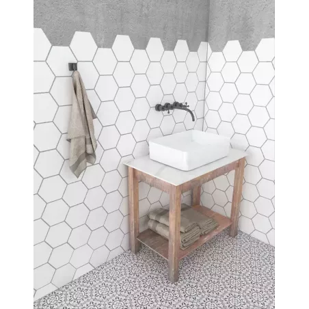 HEXAGONAL 15X17 MARRAKECH MAT