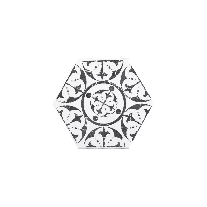 Hexagon 15×17 Marrakech Agadir Negro F/Blanco