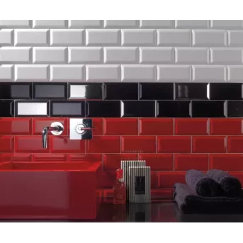 BRIQUETTE 7,5X15 METRO BLANC MAT