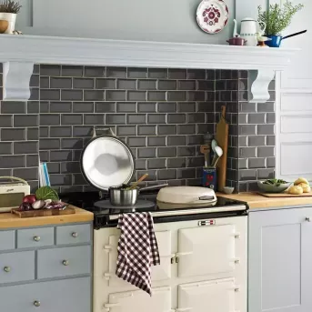 BRIQUETTE 7,5X15 METRO NOIR MAT