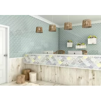 JAZZ 15X13,5 ECAILLE DE POISSON MIX DECO BRILLANT