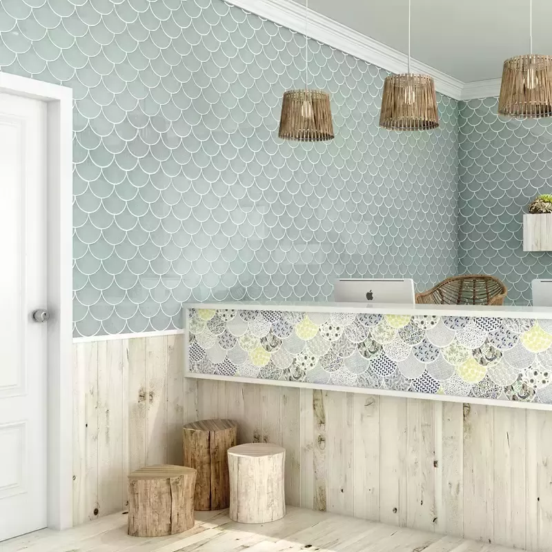 JAZZ 15X13,5 ECAILLE DE POISSON MIX DECO BRILLANT