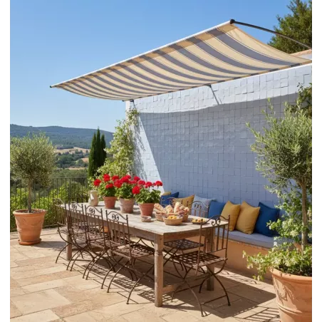 ZELIJ 10X10 - LES REFLETS DE LAGON COULEUR 15 - BLANC