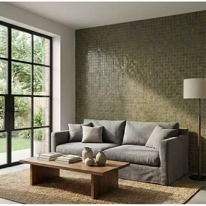 ZELIJ MOSAÏQUE 5X5 - LES OMBRES DE LA MÉDINA COULEUR 33 - MARRON