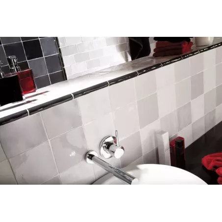 ANTIC CARRE 13X13 MIX DE GRIS BRILLANT