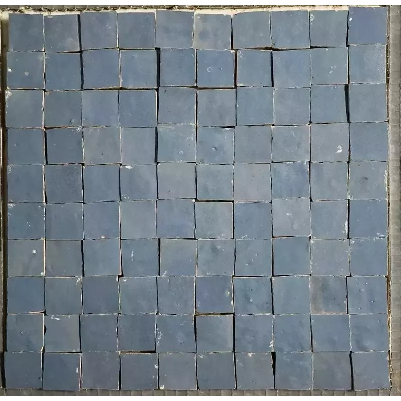 ZELIJ 3X3 - LES AZURS MÉDITÉRRANÉENS COULEUR 27 - BLEU AZUL