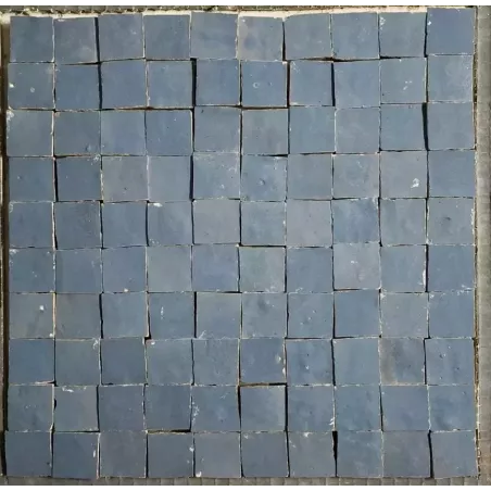 ZELIJ MOSAÏQUE 3X3 LES AZURS MÉDITÉRRANÉENS