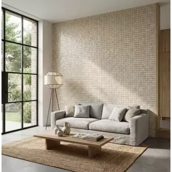ZELIJ MOSAÏQUE 3X3 - LES OMBRES DE LA MÉDINA COULEUR 32 - BEIGE