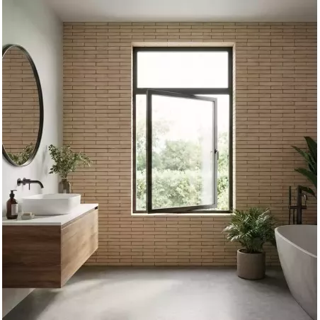 ZELIJ 2X10 - TERRE NATURELLE- LES TERRES DU SUD COULEUR 01