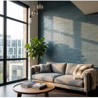 ZELIJ 2X10 - LES AZURS MÉDITÉRRANÉENS COULEUR 27 - BLEU AZUL