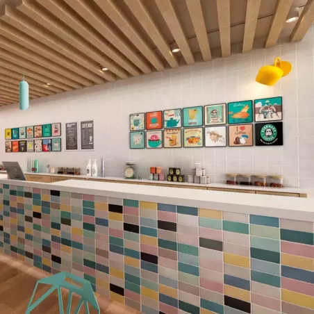 Carrelage ANTIC 7.5x15 Pastel Mat - Rétro & Doux