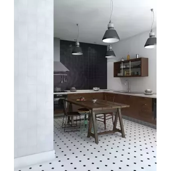 ANTIC CARRE 13X13 NOIR MAT