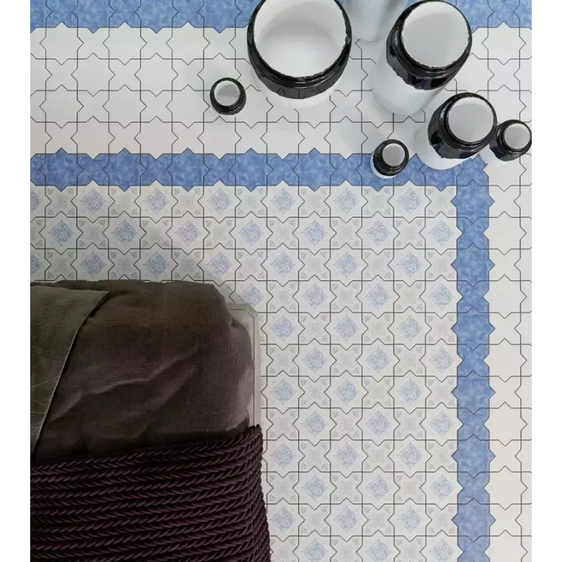 Carrelage BECOLORS CROSS 13.25x13.25 Mat - Design Graphique