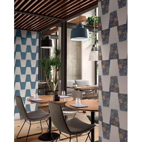 CHINTZ SNOW WHITE 17X20 TRAPÈZE MAT