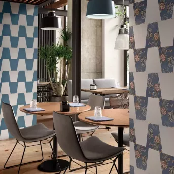 CHINTZ SNOW WHITE 17X20 TRAPÈZE MAT