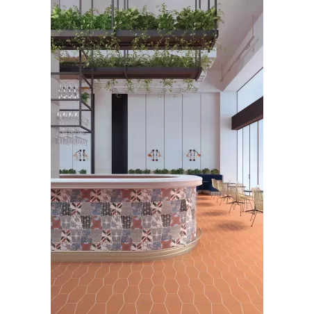 CHINTZ DECOR MIX 17X20 TRAPEZE MAT