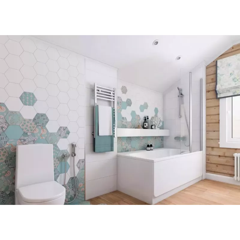 GOOD VIBES 14X16 HEXAGONAL MAT