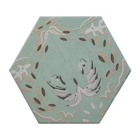 GOOD VIBES DECOR 14X16 HEXAGONAL MAT