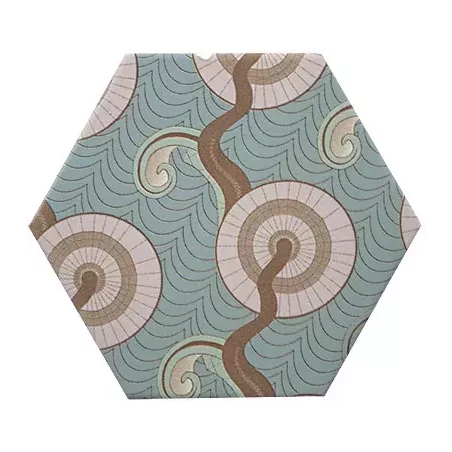 GOOD VIBES DECOR 14X16 HEXAGONAL MAT