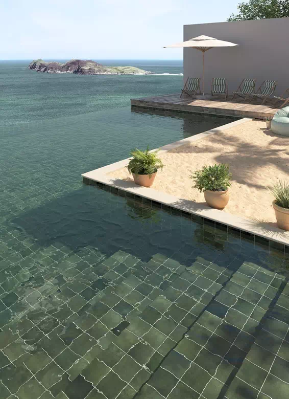 Carrelage piscine Bali